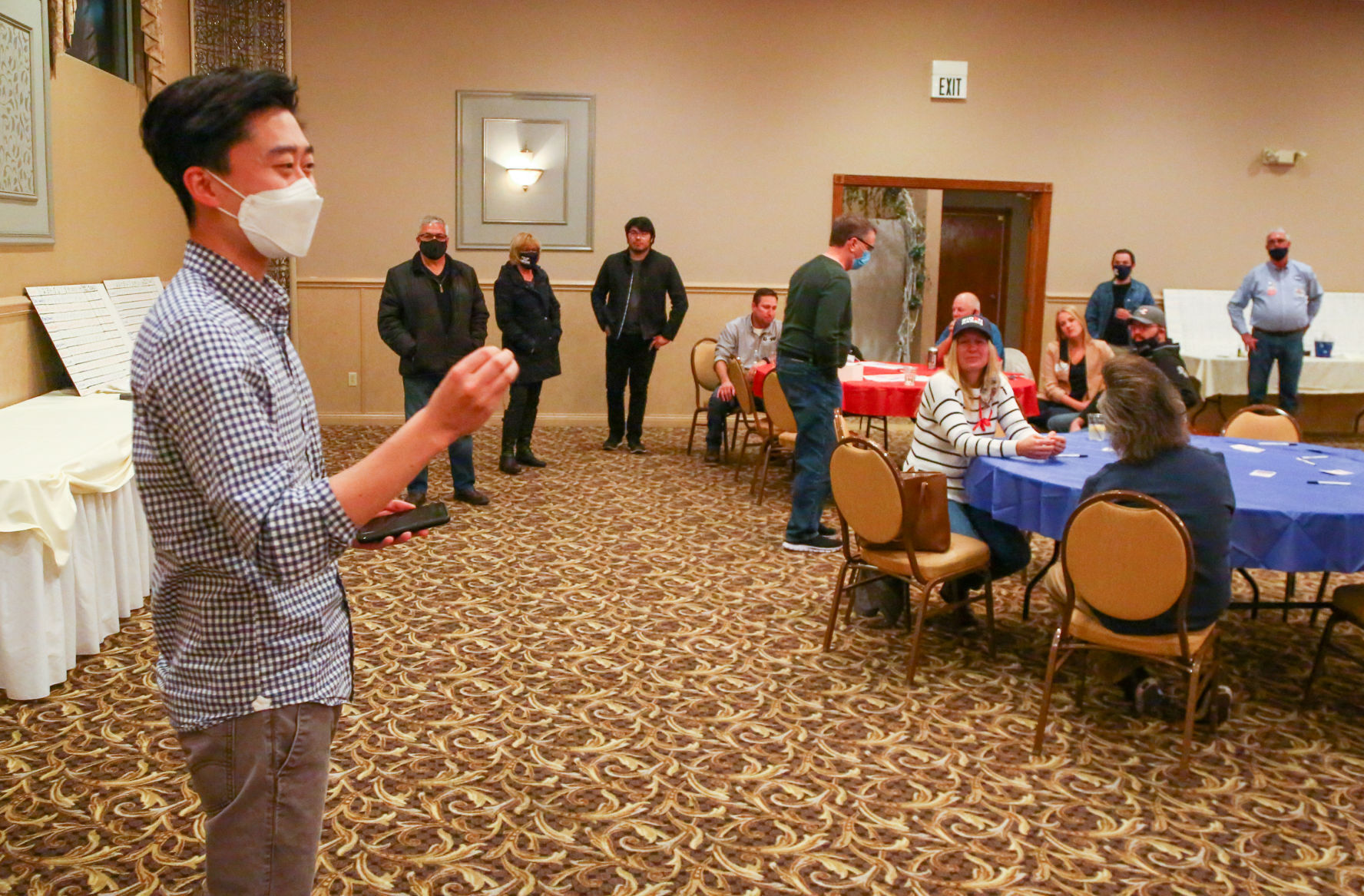 Gerry Scheub and Chris Chyung gather at Andorra Banquets